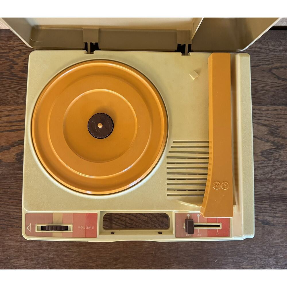 Vintage 1978 Fisher Price Record Player Works - Picture 8 of 13